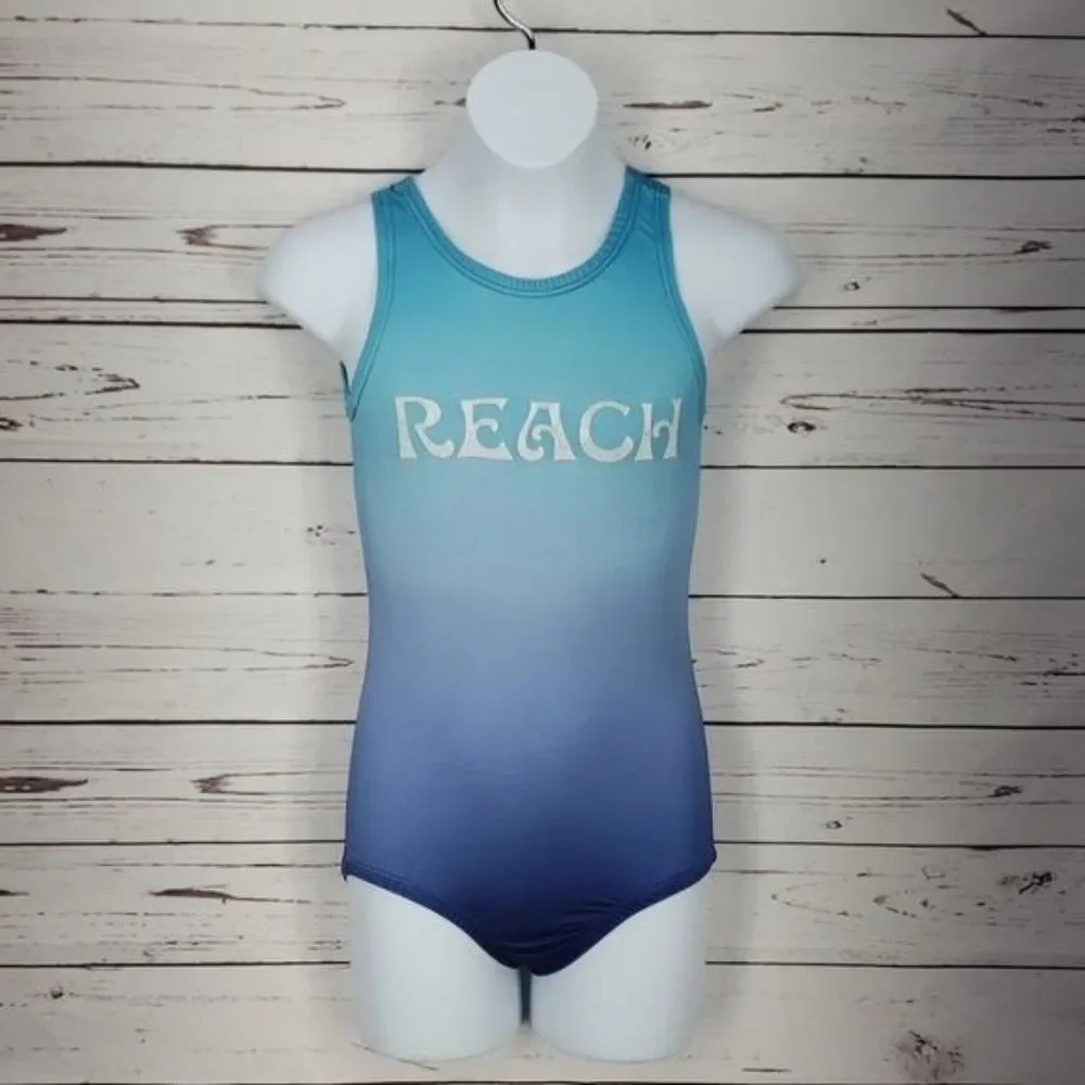 Garland Active Wear reach blue child‎ large Leotard